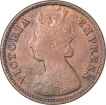 Calcutta-Mint--Copper-Half-Pice-Coin-of-Victoria-Empress-of-1898-