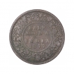-Bombay-Mint--Copper-Half-Anna-Coin-of-Victoria-Empress-of-1877-