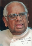Rare-Autograph-of-former-speaker-Somnath-Chatterjee-dated-7-9-2010-on-Photograph.