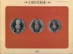 1991-India Tourism Year-UNC Set-Mumbai Mint-Set of 3 Coins.