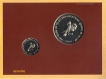2004-UNC Set-150 Years of Tele Communications-Kolkata Mint-Set of 2 Coins.