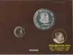 2009-UNC Set-Perarignar Anna Centenary-Mumbai Mint-Set of 2 Coins.