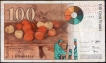 One Hundred Frances Bank Note of France 1997-1998.