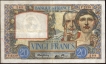Twenty-Francs-Bank-Note-of-France-1939-1942.