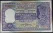 Very Scarce One Hundred Rupees Note of 1960 Signed by P.C. Bhattacharya.