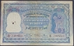 Very Rare One Hundred Rupees Note of 1950 Signed by B. Rama Rau.