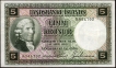 1928 Five Kronur Bank Note of Iceland.