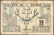 Rare Fifty Centimes Note of New Caledonia.