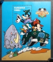 Mickey-Mouse-Miniature-Sheet-of-Tanzania-in-the-Disney-Cartoon-Series-1994-MNH.