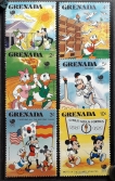 Grenada Seoul Olympic Set of 6 Stamps In the Disney Series 1998 MNH.
