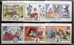 Saint-Vincent-Set-of-6-Stamps-in-the-Walt-Disney-Series-1989-MNH.