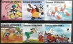 Grenada-Grenadines-Set-of-6-Stamps-in-Disney-cartoon-Olympic-Series-1988-MNH.