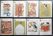 Tanzania-Christmas-Set-of-8-Stamps-In-the-Walt-Disney-Cartoon-Series-MNH.
