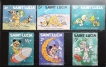 Saint-Lucia-10th-Anniversary-of-Moonwalk-Set-of-6-Stamps-In-Disney-Series-MNH.