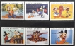 Antigua and Barbuda Set of 6 Stamps In The Disney Series MNH.
