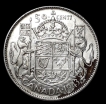 Silver-50-Cents-Coin-of-King-George-VI-Canada-of-1943.