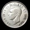 Silver-50-Cents-Coin-of-King-George-VI-Canada-of-1943.
