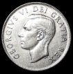 Silver-50-Cents-Coin-of-King-George-VI-Canada-of-1952.-