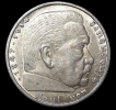 Silver 5 Reichsmark Coin Of Germany 1936.