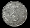 Silver 5 Reichsmark Coin Of Germany 1937.