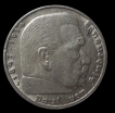 Silver 5 Reichsmark Coin Of Germany 1937.