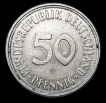 Federal Republic of Germany 50 Pfennig Coin of 1949.