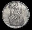 Silver 10 Lire Coin of Vittorio Emanuele III Italy of 1936.