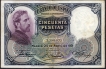1931 Fifty Pesetas Bank Note of Spain.