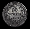 Italy-10-Cents-Coin-of-Vittorio-Emanuele-II-of-1863.