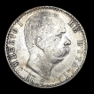 Silver 2 Lire Coin of Umberto I Italy of 1897.