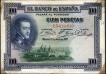 1925-One-Hundred-Pesetas-Bank-Note-of-Spain.