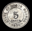 North Borneo British 5 Cents Coin of 1938.