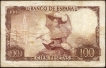 1965-One-Hundred-Pesetas-Bank-Note-of-Spain.