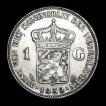 Silver 1 Gulden Coin of Wilhelmina Nederland 1939.