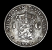 Silver-1-Gulden-Coin-of-Wilhelmina-Nederland-1944.