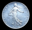 Silver 2 Francs Coin of France 1916.