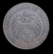 German East Africa 1 Pesa Coin of Wilhelm II  of 1309(1892).