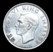 Silver-Half-Crown-Coin-of-George-VI-New-Zealand-of-1942.