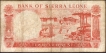 1964 Two Leones Bank Note of Sierra Leone.