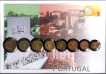 Nuphil-Special-Cover-of-Portugal-Dated-2nd-Jan-2002-With-Euro-Coin-Set.