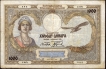1931 One Thousand Dinar Bank Note of Yugoslavia.