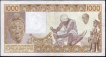 1990 One Thousand Francs Bank Note of Western African States.