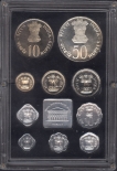 1974-Proof-Set--Food-For-All-Set-of-10-Coins--Bombay-Mint.