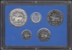 1985-Proof Set-Golden Jubilee of RBI-Set of 4 Coins-Bombay Mint.