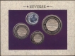 1991-Proof-Set-37th-Commonwealth-Parliamentary-Set-of-3-Coins--Bombay-Mint.