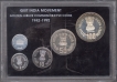 1992-VIP-Proof-Set-Quit-India-Movement-Set-of-4-Coins--Bombay-Mint.