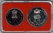 1978-UNC-Set-Food-and-Shelter-For-All-Bombay-Mint-Set-of-2-Coins.