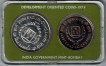 1979-UNC-Set-Happy-Child-Nations-Pride-Bombay-Mint-Set-of-2-Coins.