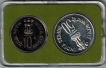 1979-UNC-Set-Happy-Child-Nations-Pride-Bombay-Mint-Set-of-2-Coins.