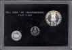 1947-1997-VIP-Proof-Set-50th-Year-of-Independence-Set-of-2-Coins--Bombay-Mint.